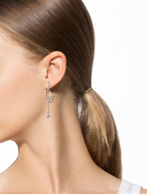 drop & linear dior earrings|How can I get the drop.